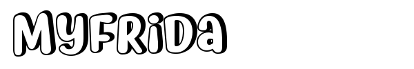Myfrida font preview